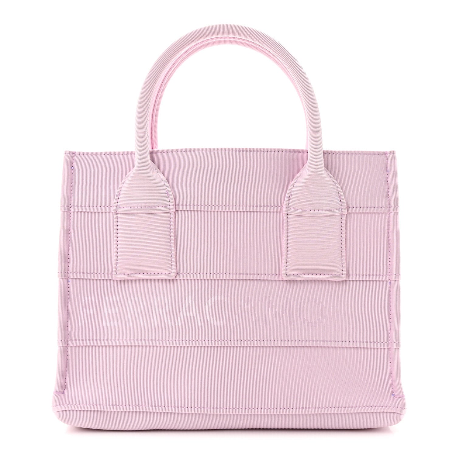 Salvatore Ferragamo SALVATORE FERRAGAMO Nylon Logo Printed Tote Pink 1 of 11