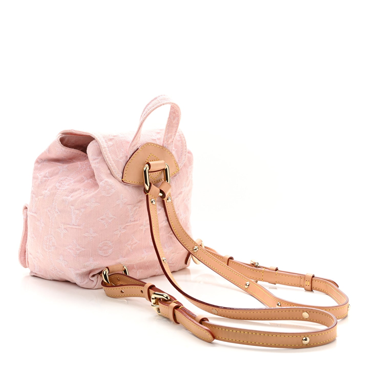 Denim Venice Backpack Washed Pink