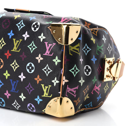 Louis Vuitton Monogram Multicolor Speedy 30 Black 7 of 10