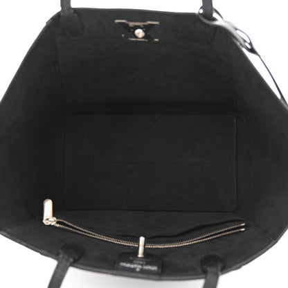 Louis Vuitton Calfskin Lockme Cabas Black 5 of 19