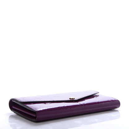 Louis Vuitton Vernis Sarah Wallet NM Amethyste 4 of 6