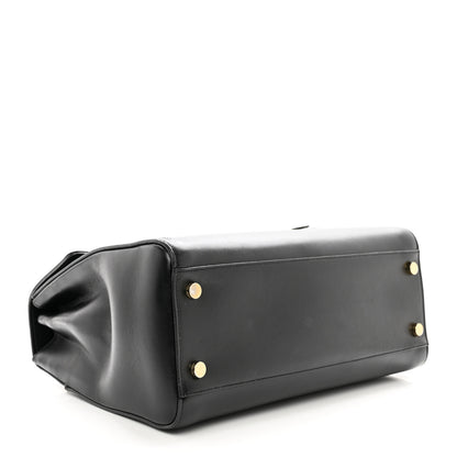 Saint Laurent Calfskin Medium Moujik Top Handle Bag Black 4 of 12