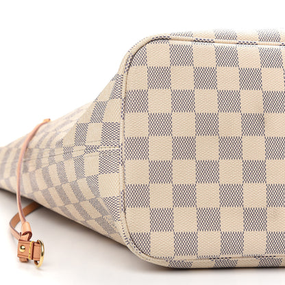 Louis Vuitton Damier Azur Neo Neverfull MM Rose Ballerine 5 of 11