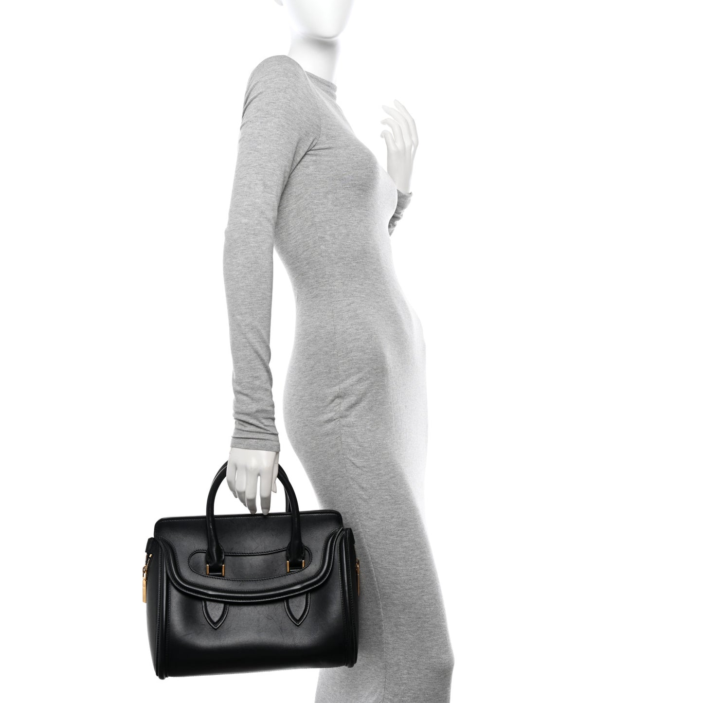 Calfskin Small Heroine Black