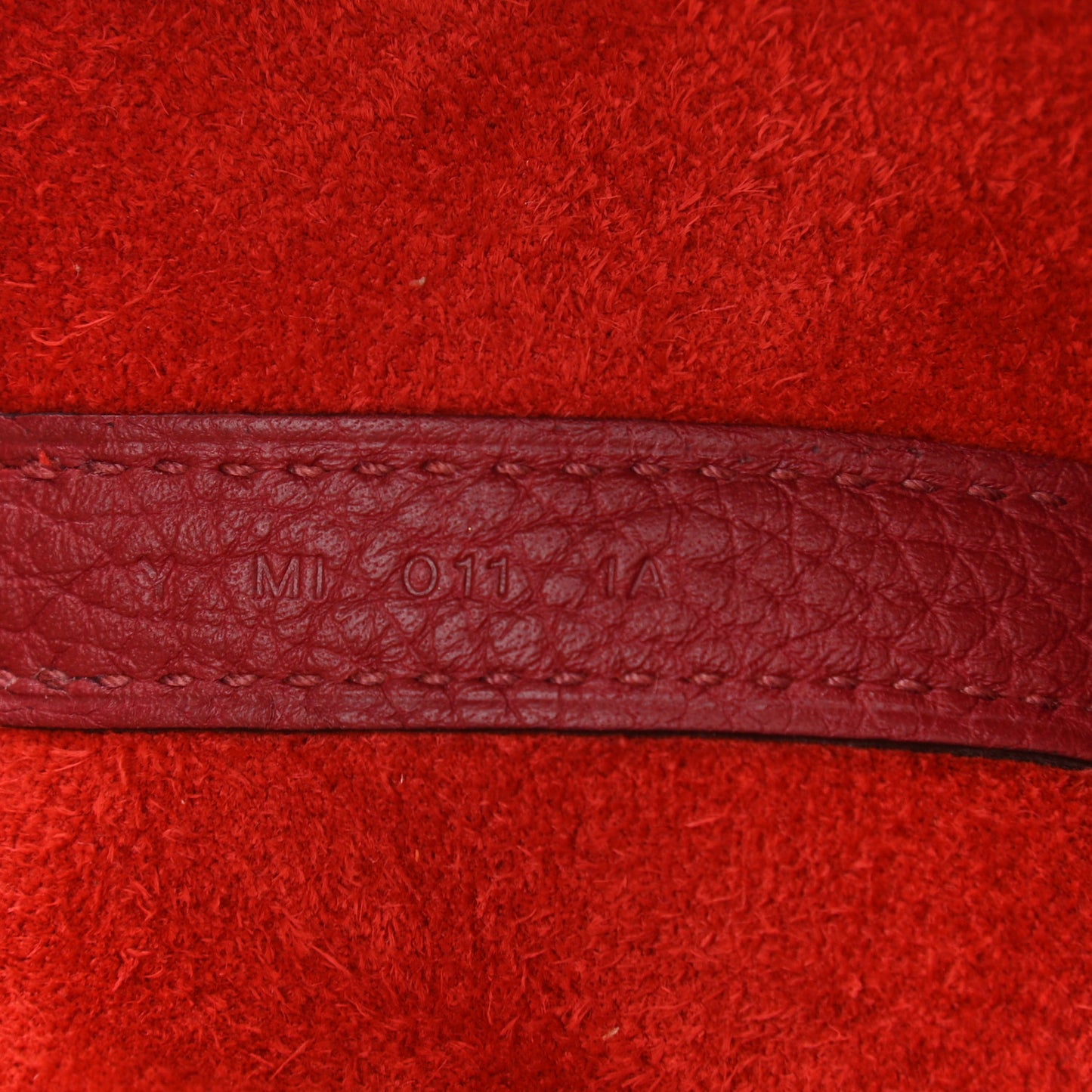 Taurillon Clemence Picotin Lock 18 PM Rouge Grenat