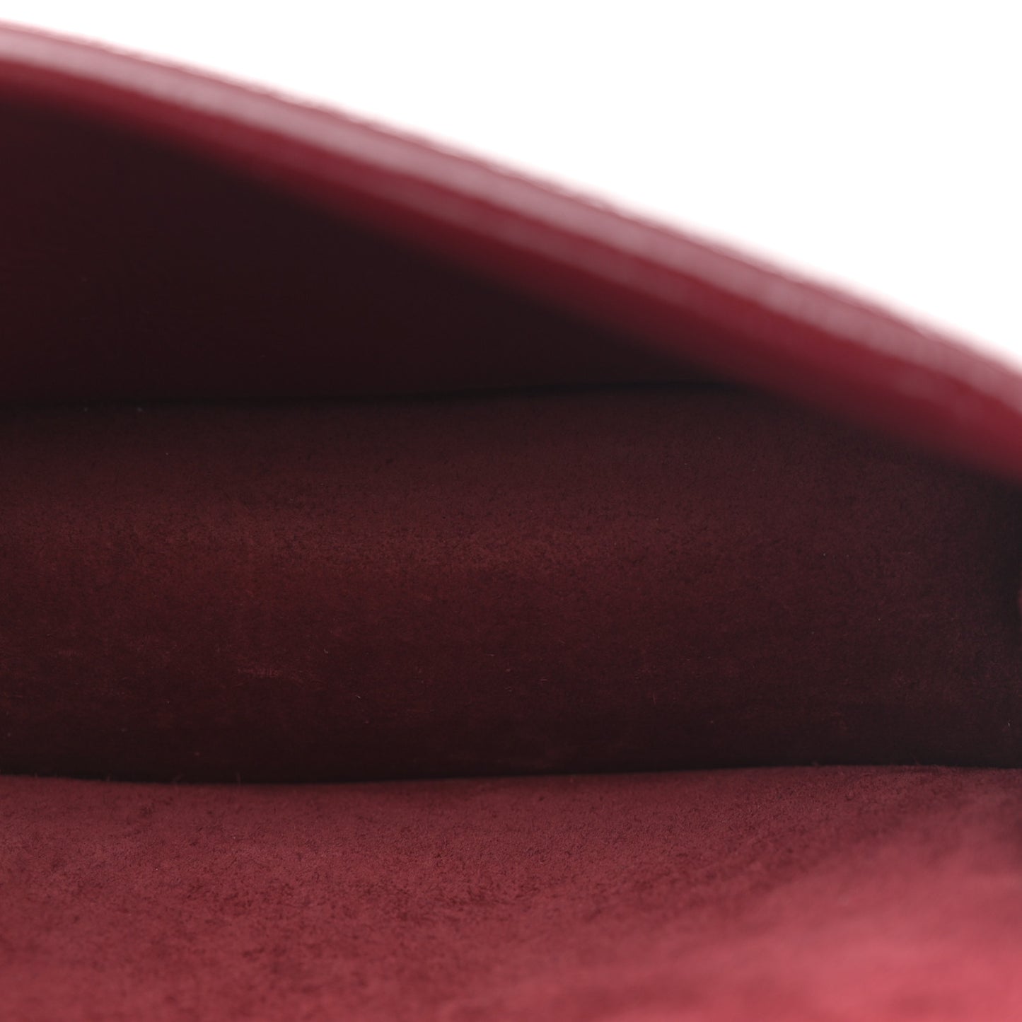 Crinkled Patent Super Mini Dionysus Shoulder Bag Rosso Ancora Red