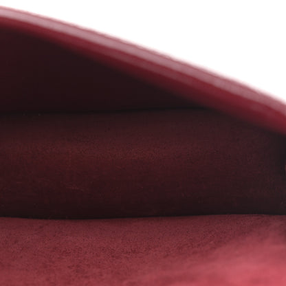 Gucci Crinkled Patent Super Mini Dionysus Shoulder Bag Rosso Ancora Red 5 of 10