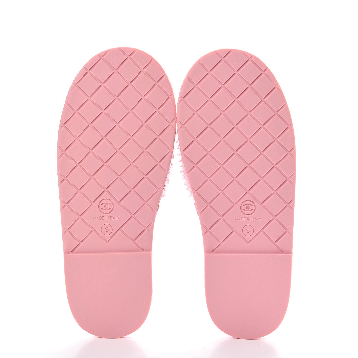 Tweed CC Flat Mules S Pink