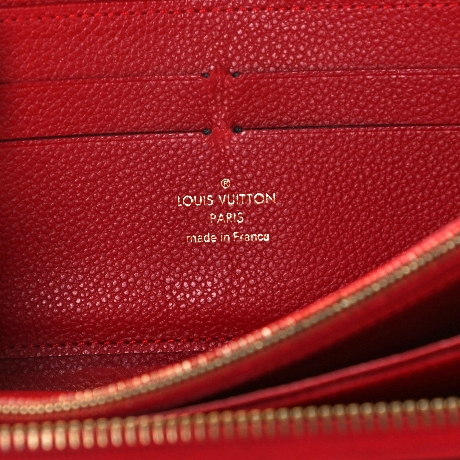 Louis Vuitton Empreinte Zippy Wallet Scarlet 6 of 9