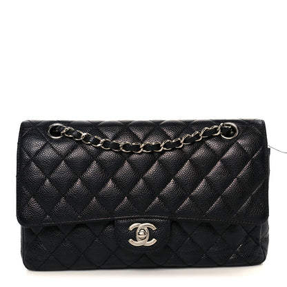Chanel Caviar Quilted Medium Double Flap Black 1 of 13