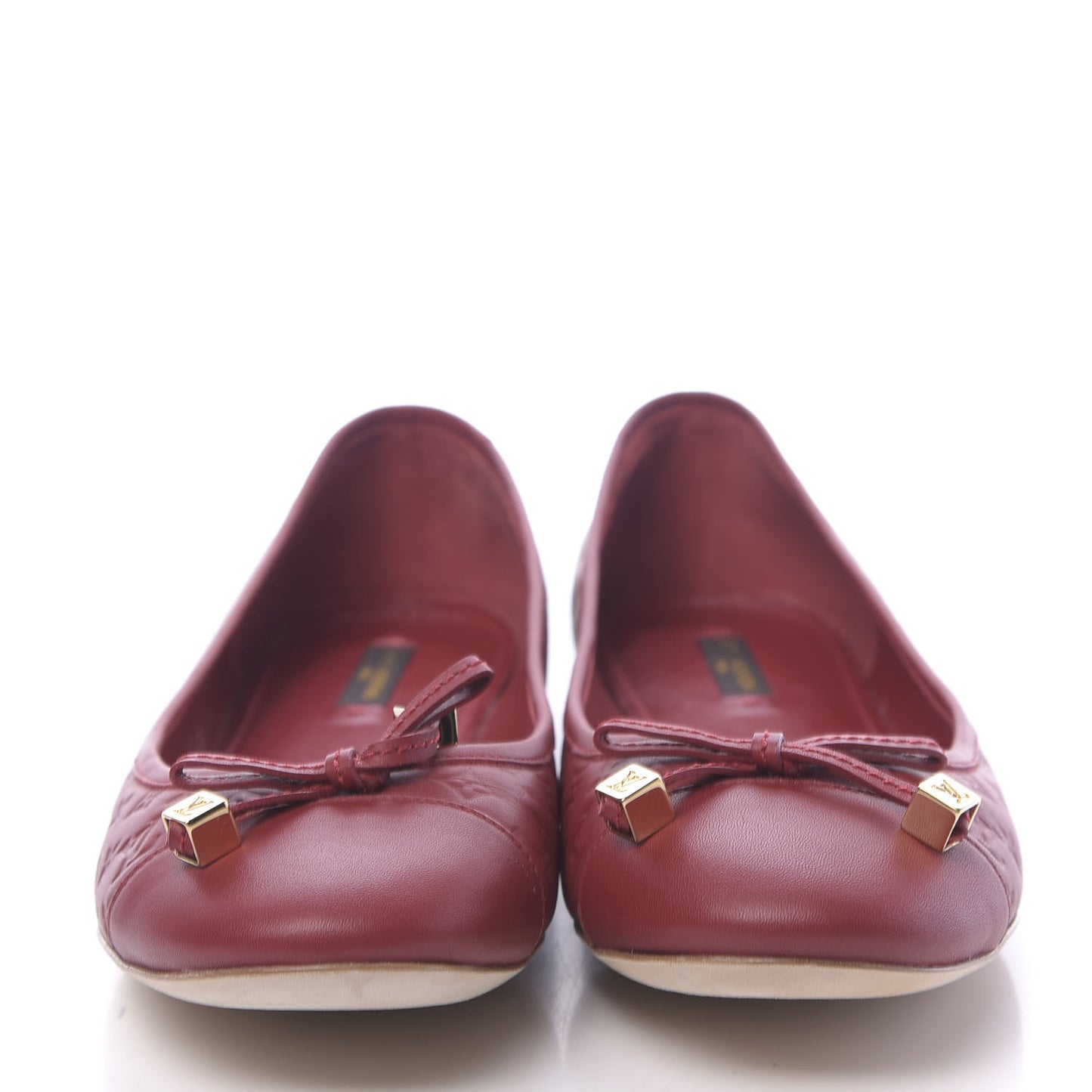 Calfskin Embossed Monogram Debbie Ballerina Flats 41