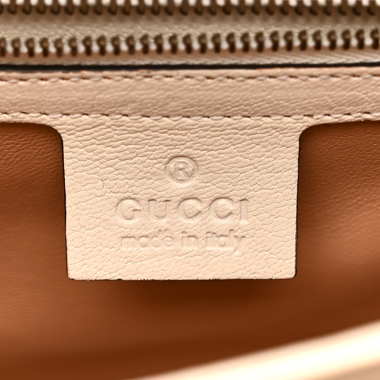 Gucci Goatskin Snakeskin Fox Broche Shoulder Bag White Red 1849764