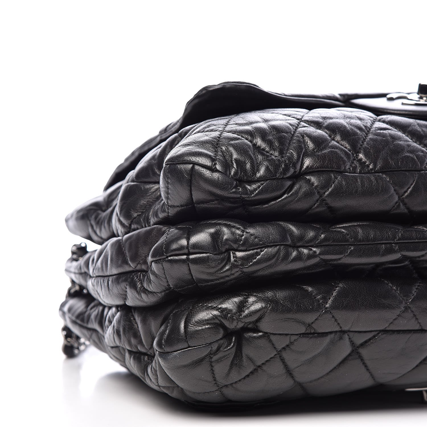 Chanel Lambskin Quilted 3 Maxi Flap Bag Black 5 of 12