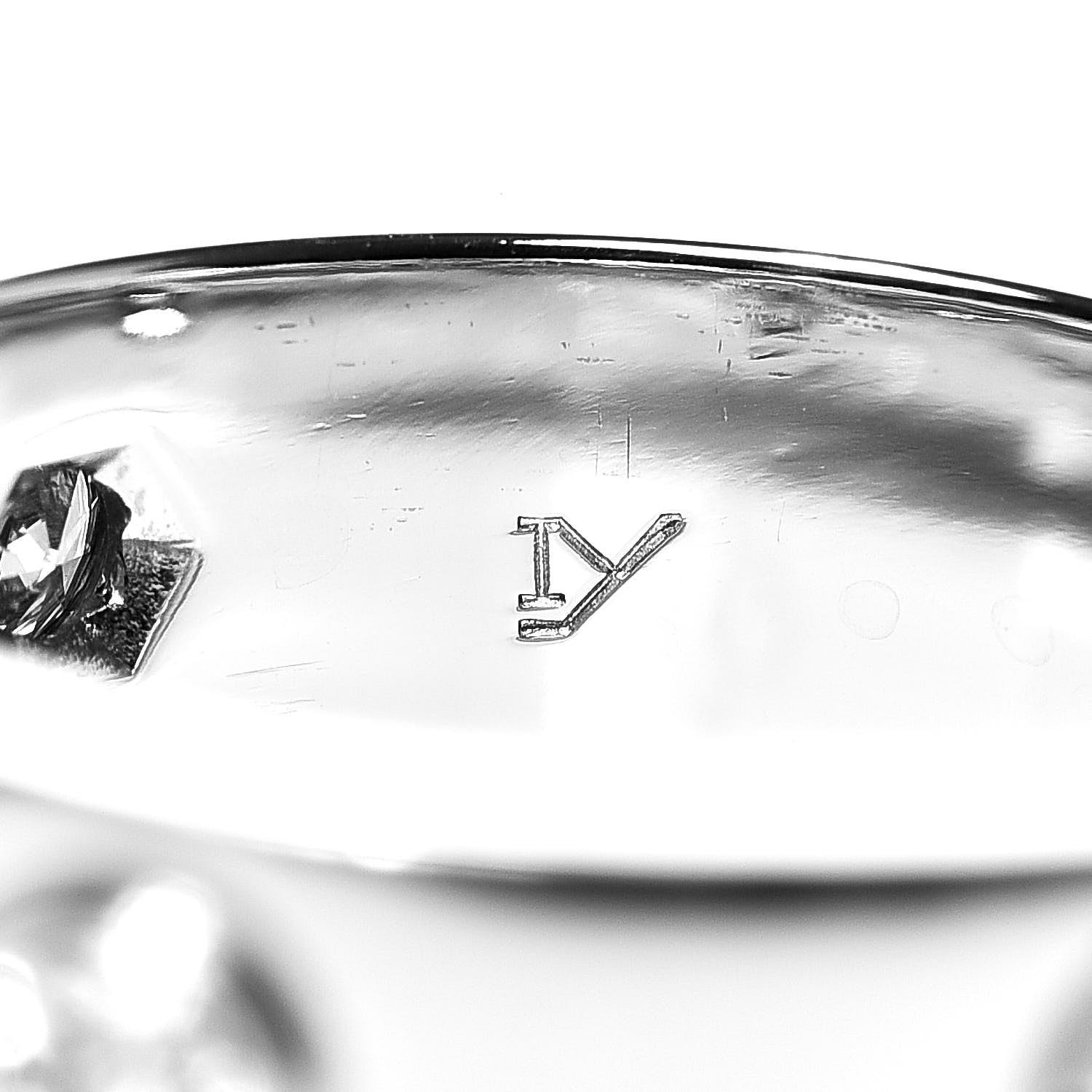Cartier 18K White Gold 3 Diamond 5.5mm LOVE Ring 46 3.75 5 of 6