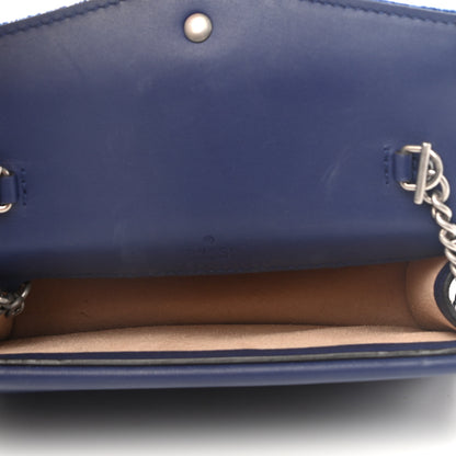 Gucci Velvet Super Mini Dionysus Shoulder Bag Cobalt 5 of 11