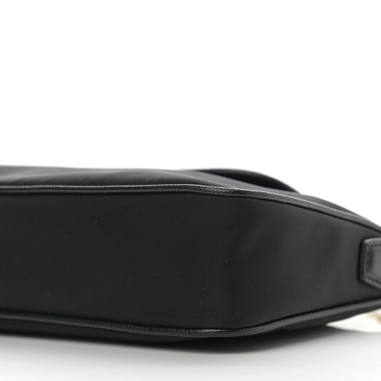 Prada Tessuto Nylon Saffiano Crossbody Bag Black 11 of 11