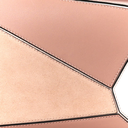 Loewe Calfskin Suede Medium Puzzle Bag Blush 10 of 12