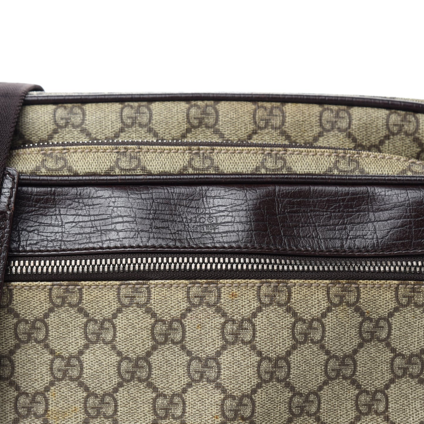 GG Plus Monogram Camera Bag Dark Brown