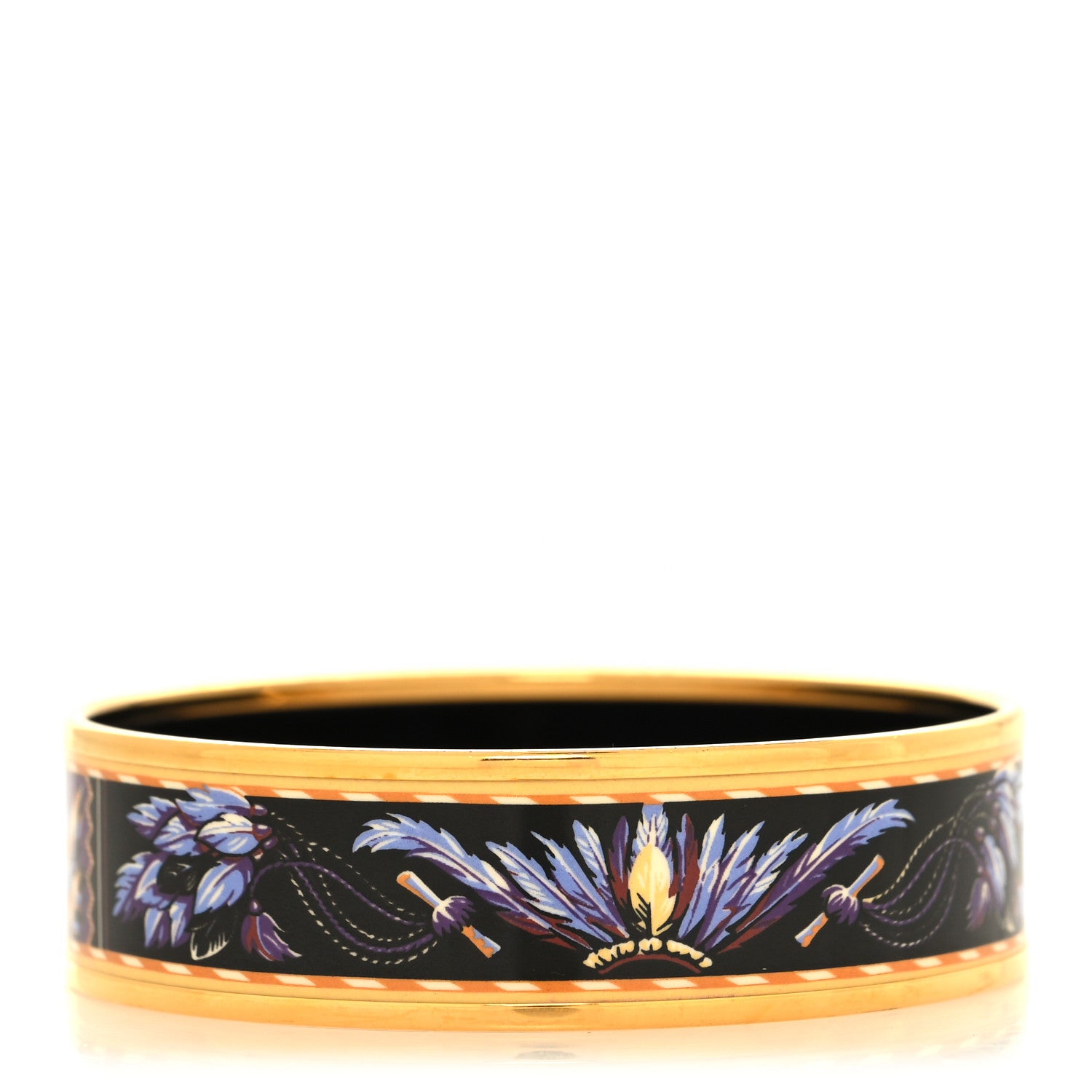 Hermes Enamel Printed Medium Brazil Bracelet 65 3 of 5