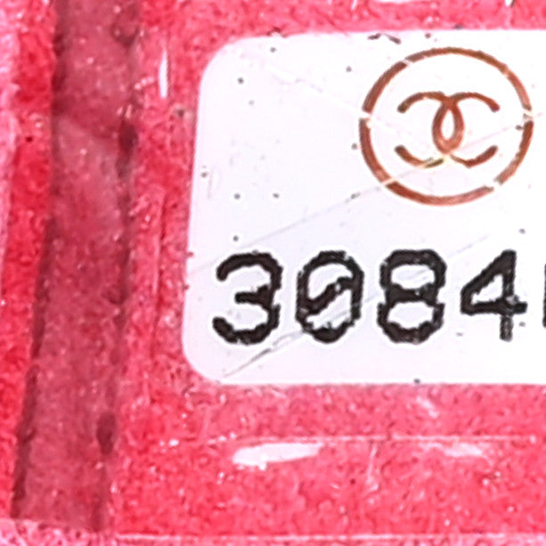 Cotton Mixed Fibers Woven Mini Rectangular Flap Pink Green