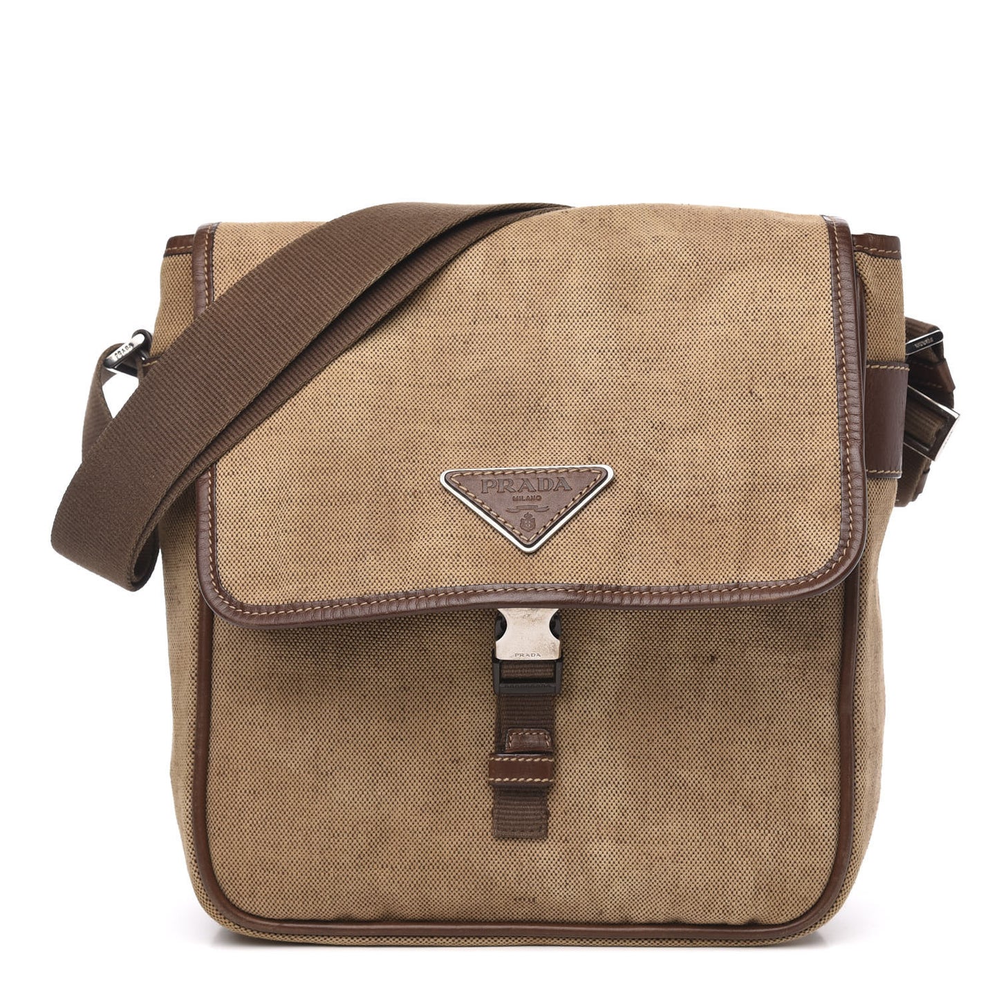 Canvas Messenger Satchel Bruciato