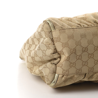 Gucci Monogram Large D Gold Hobo Gold 6 of 19