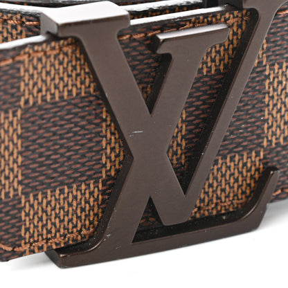Louis Vuitton Damier Ebene 40mm LV Initiales Belt 85 34 9 of 10
