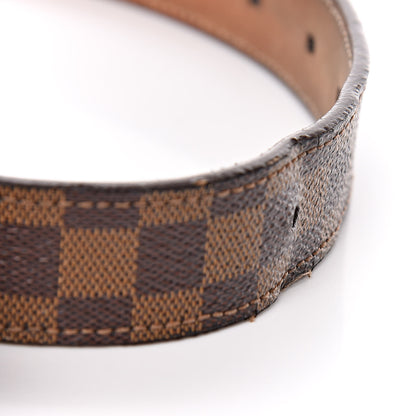 Louis Vuitton Damier Ebene Mini 25mm Belt 80 32 10 of 11
