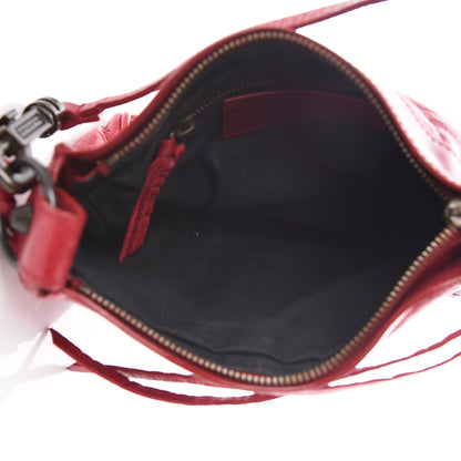 Balenciaga Agneau Classic Hardware Shoulder Bag Rubisse 5 of 9