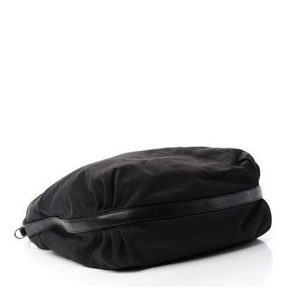 Prada Tessuto Nylon Saffiano Hobo Black 4 of 13