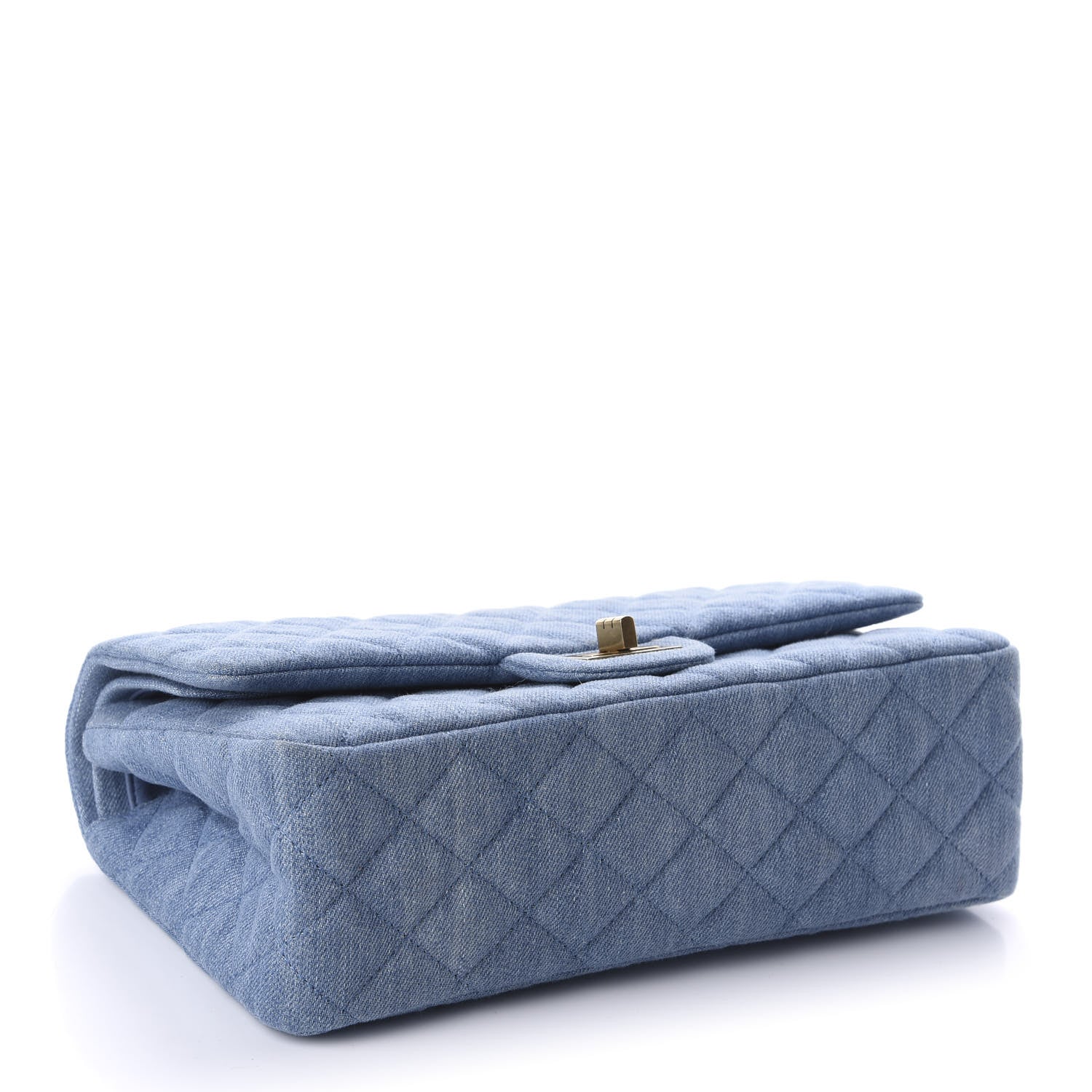Chanel Denim Quilted 2.55 Reissue 225 Flap Light Blue 4 of 10