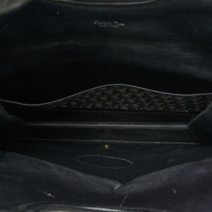 Christian Dior Oblique Fold Over Clutch Blue 7 of 15