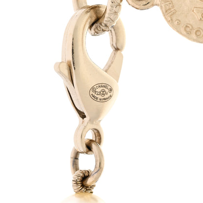 Chanel Pearl CC 100th Anniversary Necklace Light Gold 4 of 5