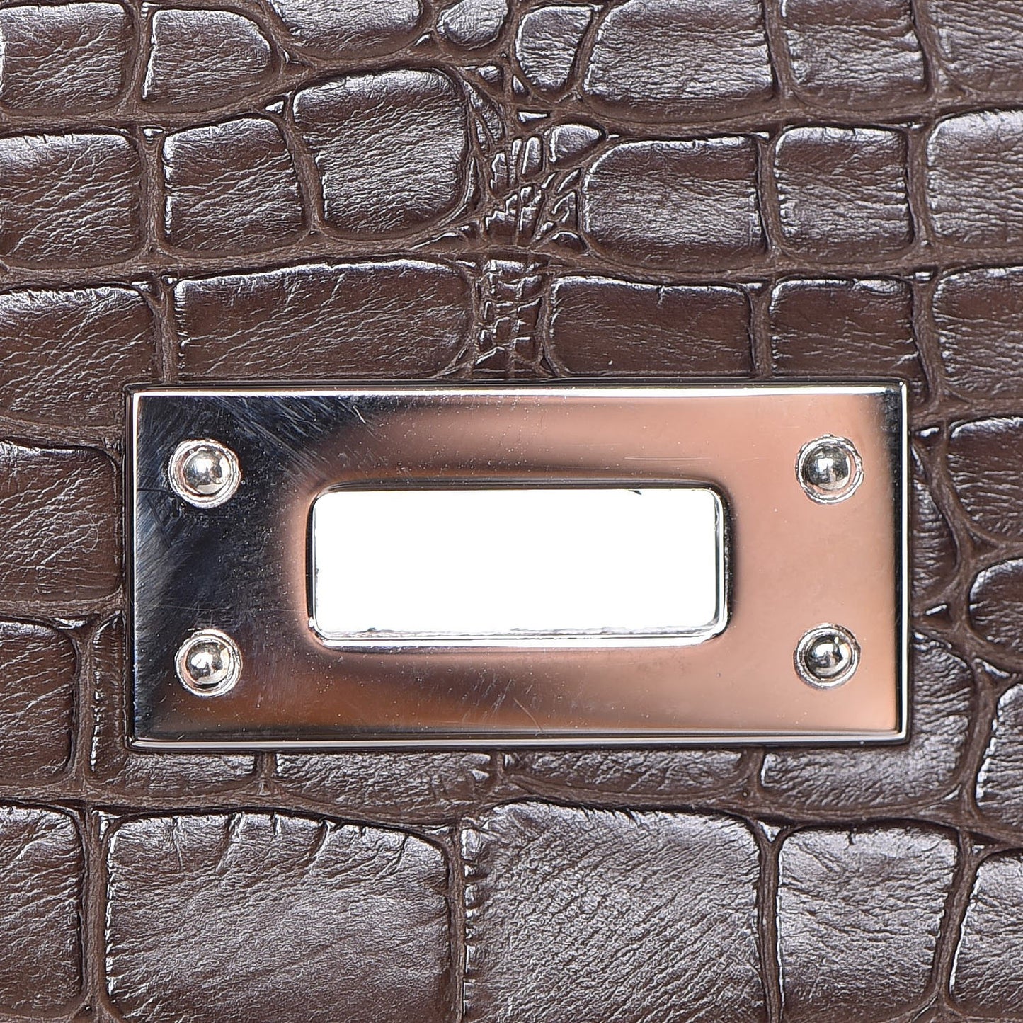 Matte Alligator Kelly Pochette Ebene
