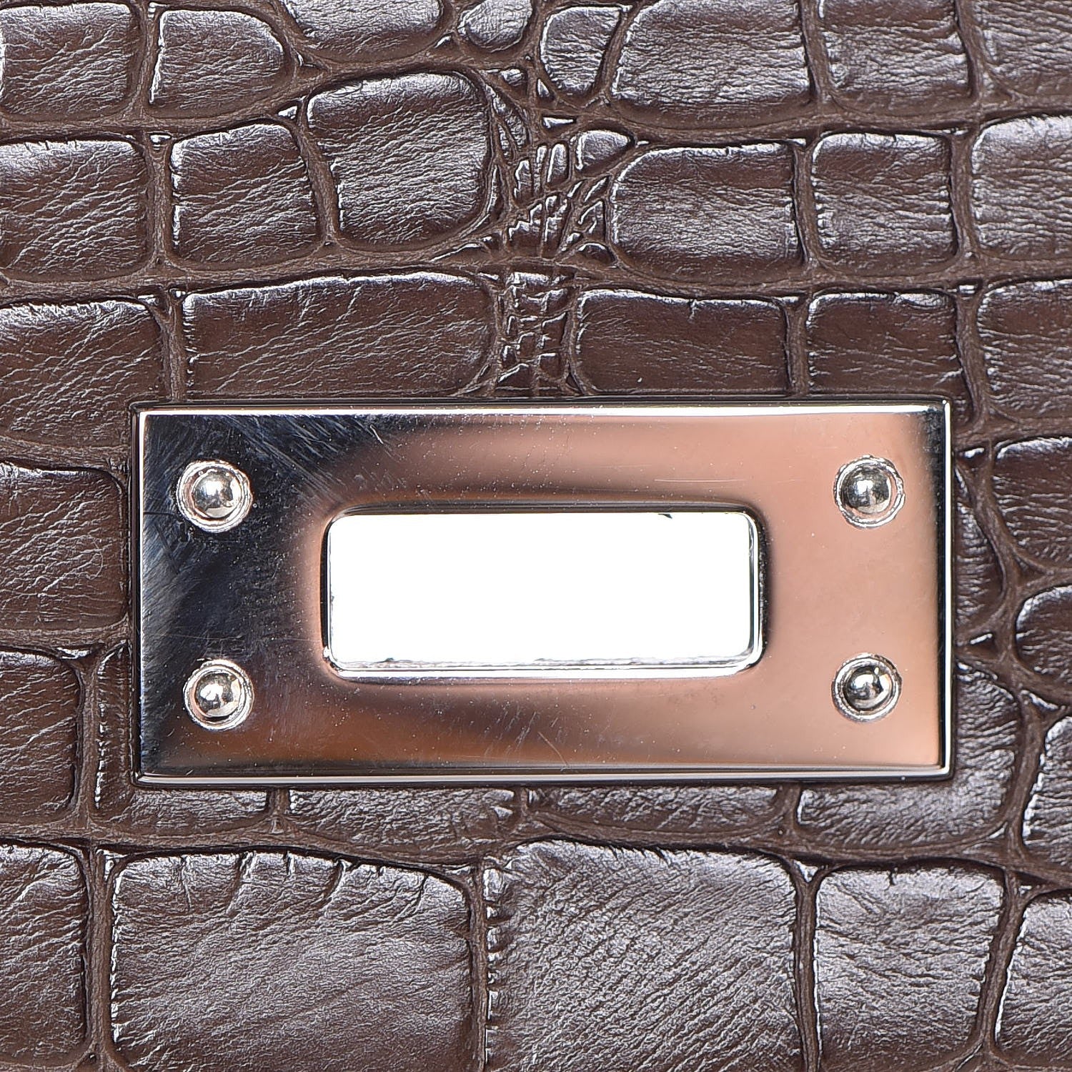 Hermes Matte Alligator Kelly Pochette Ebene 22 of 25
