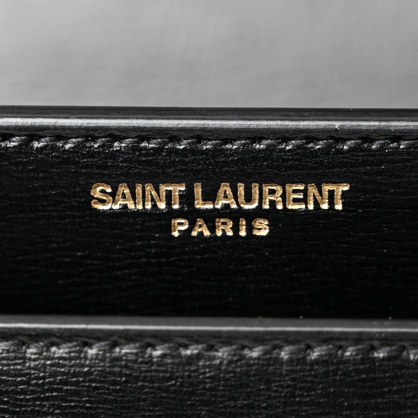 Smooth Calfskin Medium Monogram Sunset Satchel Black