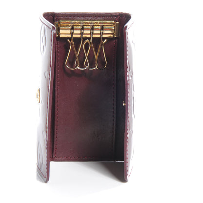 Louis Vuitton Vernis Multicles 4 Key Holder Rouge Fauviste 6 of 7