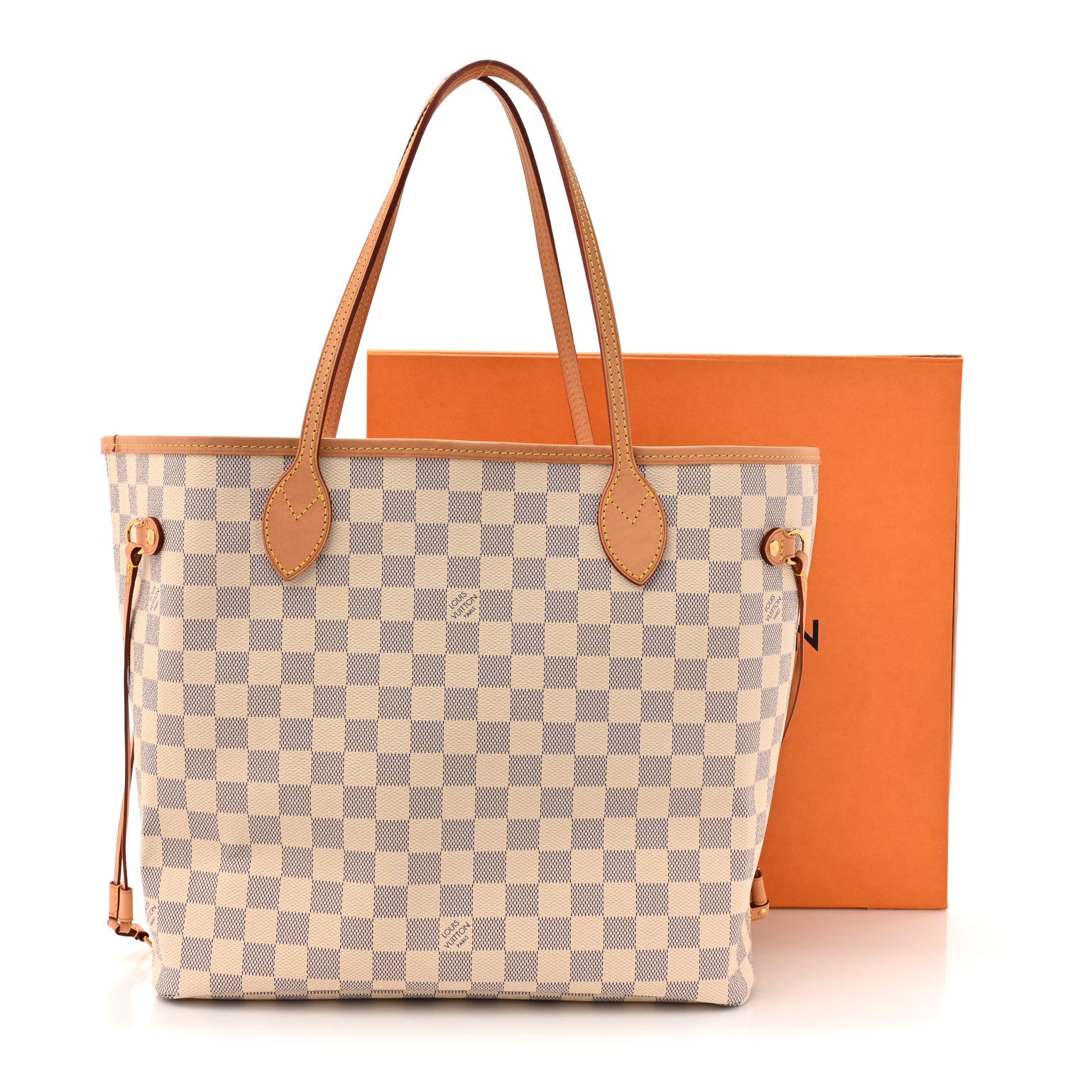 Louis Vuitton Damier Azur Neo Neverfull MM Rose Ballerine 13 of 13