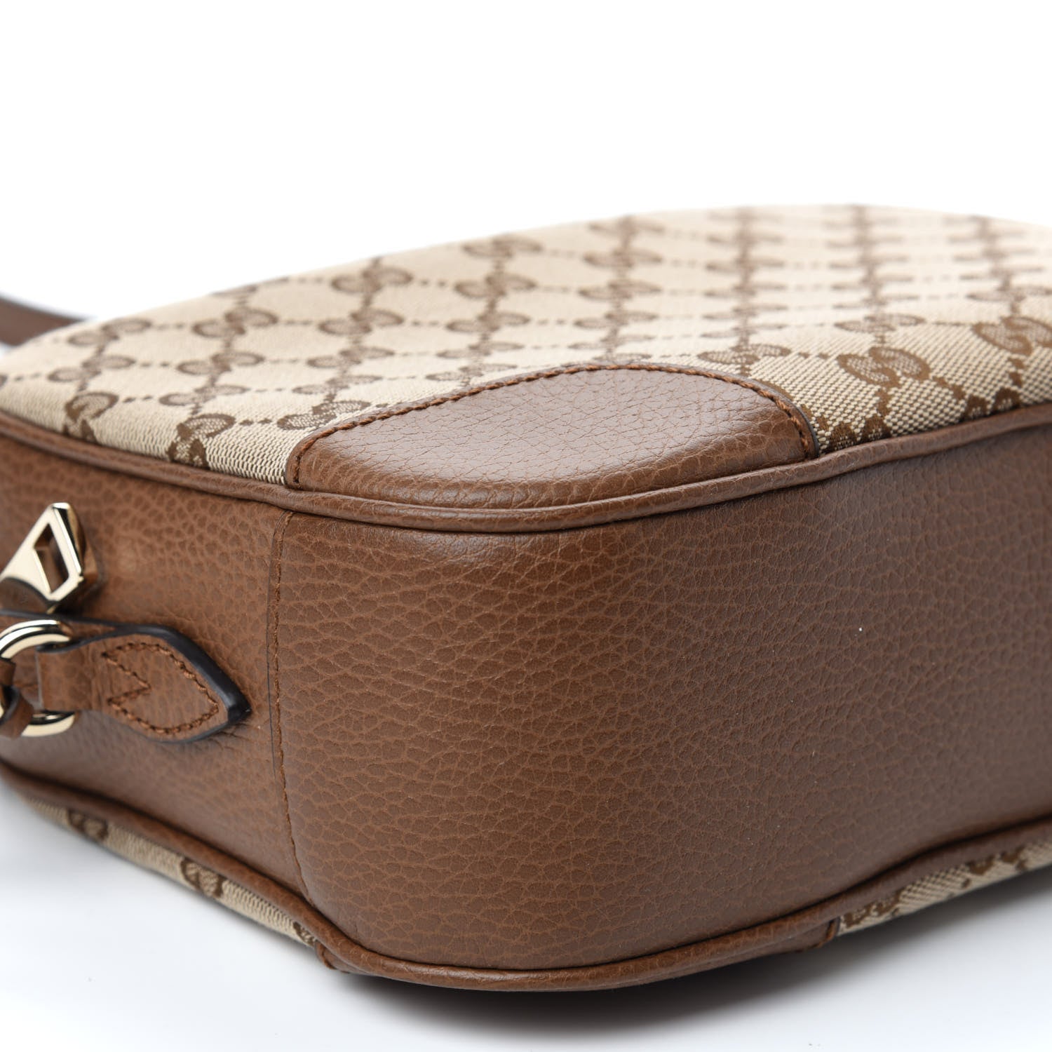 Gucci Monogram Mini Bree Messenger Bag Beige Tabacco 6 of 10