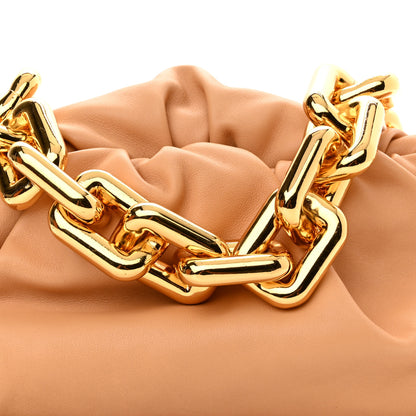 Bottega Veneta Calfskin Teen Chain Pouch Almond 9 of 11
