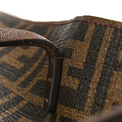 Fendi Zucca Spalmati Medium Roll Tote Tobacco Moro 15 of 18