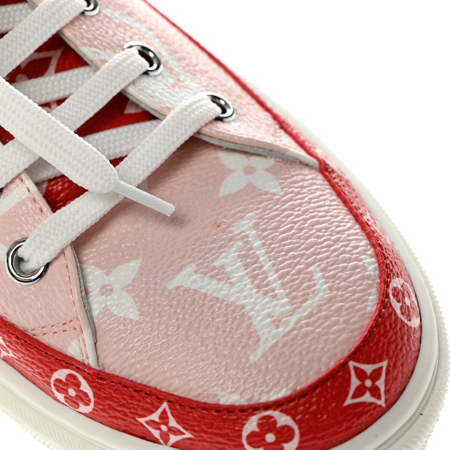 Monogram Giant Stellar Sneaker Boots 38 Rose Rouge