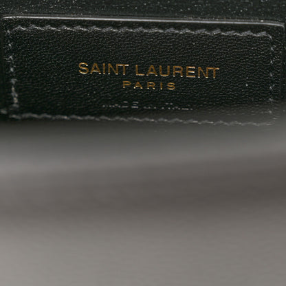 Saint Laurent Grain De Poudre Medium Classic Monogram Kate Tassel Satchel Grey 7 of 10