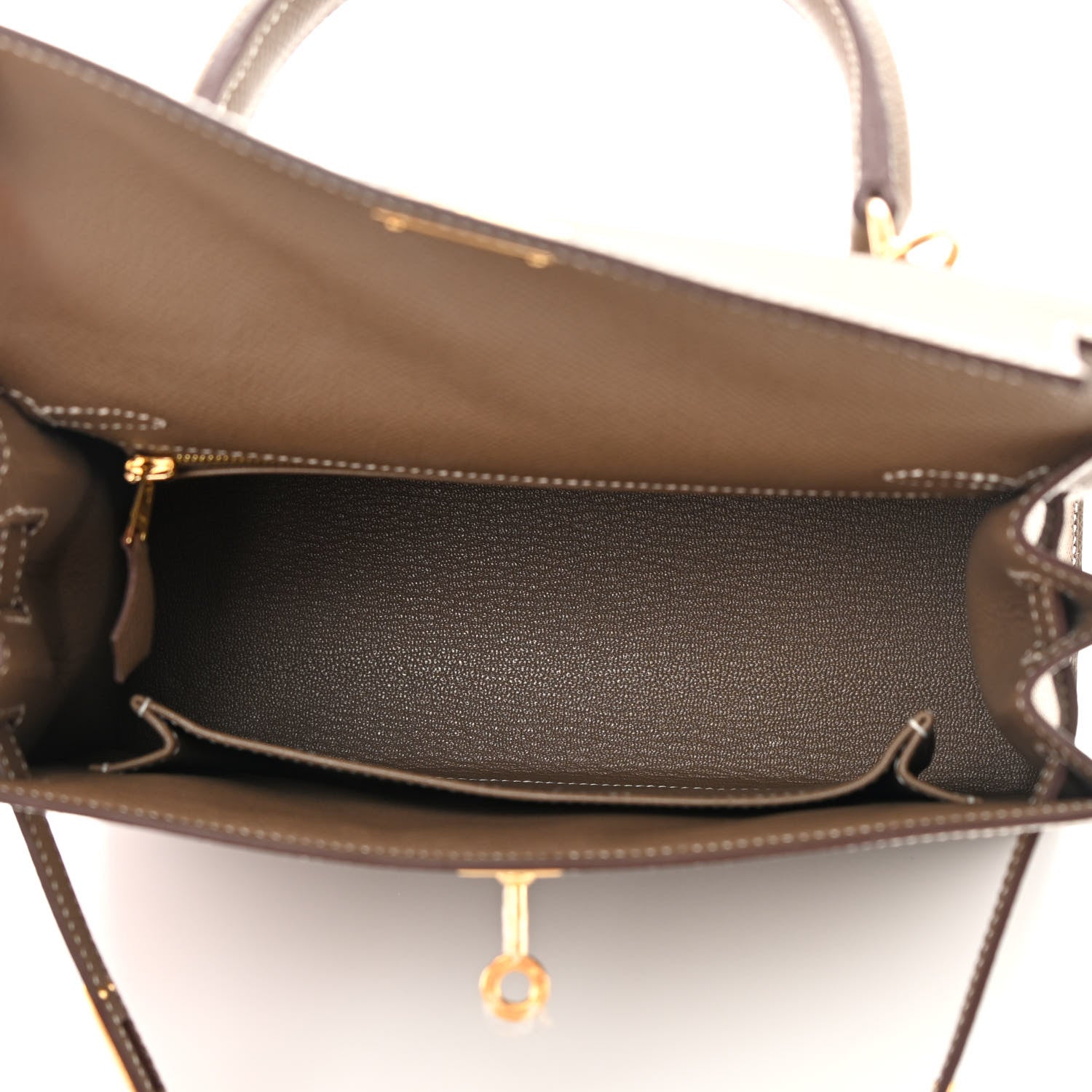 Hermes Epsom Kelly Sellier 25 Etoupe 5 of 11