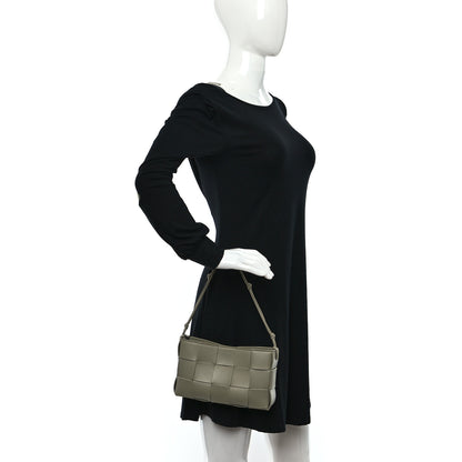 Bottega Veneta Calfskin Maxi Intrecciato Cassette Pouch On Strap Travertine 2 of 11