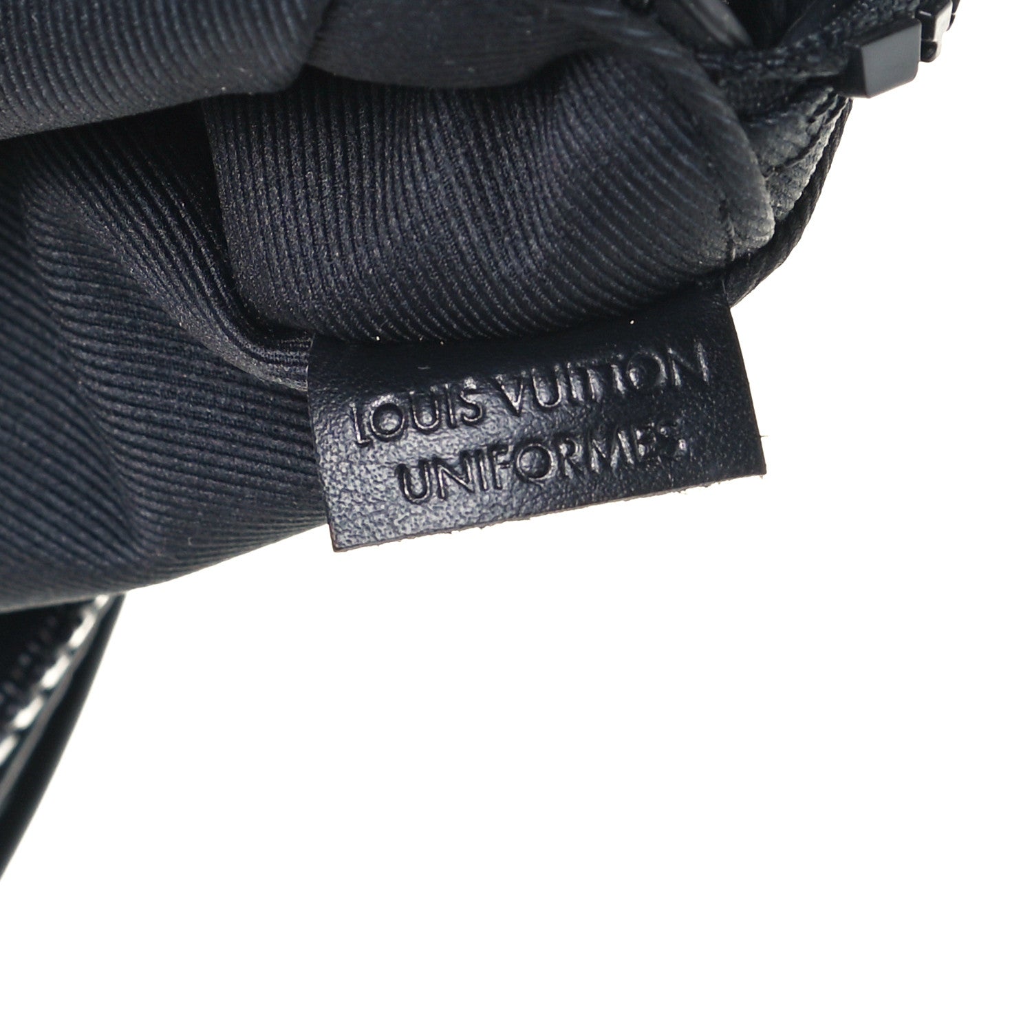 Louis Vuitton Taurillon Monogram Uniformes Solar Ray Soft Pochette Volga Belt Bag Black 6 of 10