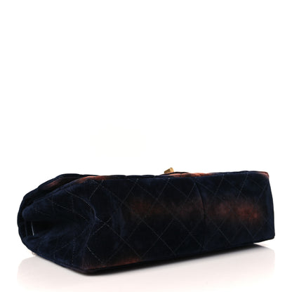 Chanel Ombre Velvet Quilted 2.55 Reissue 225 Flap Navy 4 of 9