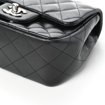 Chanel Lambskin Quilted Mini Square Flap Black 9 of 9