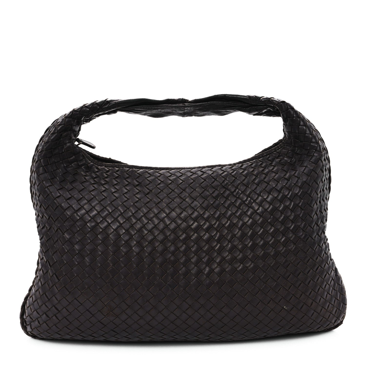 Bottega Veneta Nappa Intrecciato Large Veneta Hobo Ebano 1 of 14