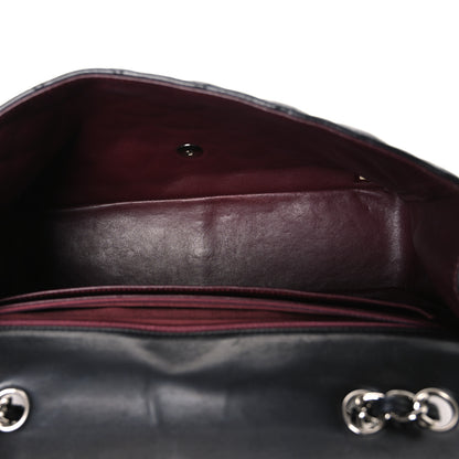 Chanel Lambskin Quilted Jumbo Single Flap Black 5 of 10